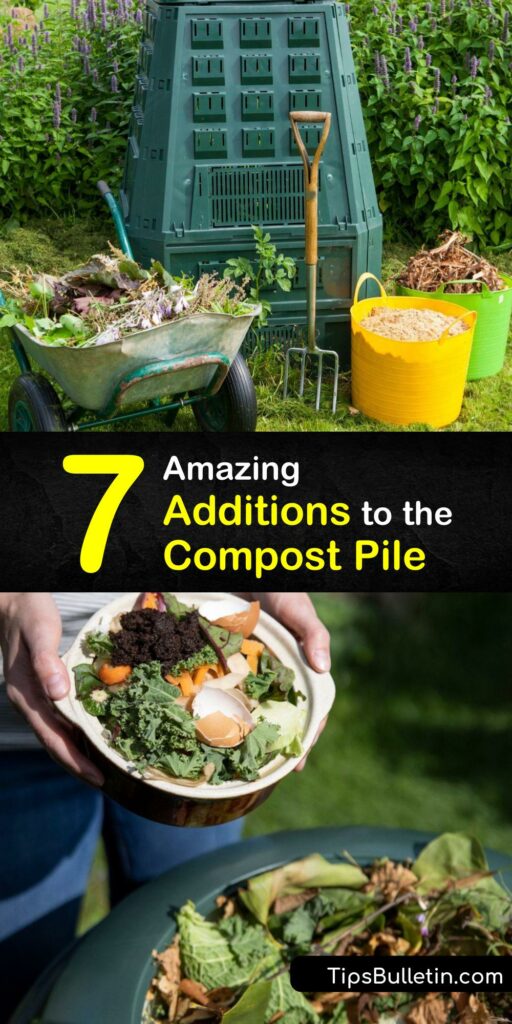 Learn what organic waste is suitable for composting to reduce food waste and make good compost for your garden. Include food scrap items, paper towels, grass clippings, and other organic material in your composter. #items #compost