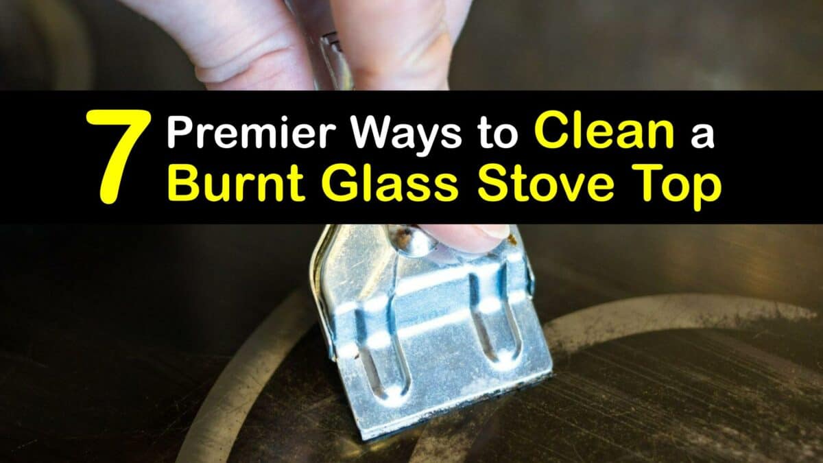 Burn Stain Care Guide for Cleaning a Burnt Glass Stove Top