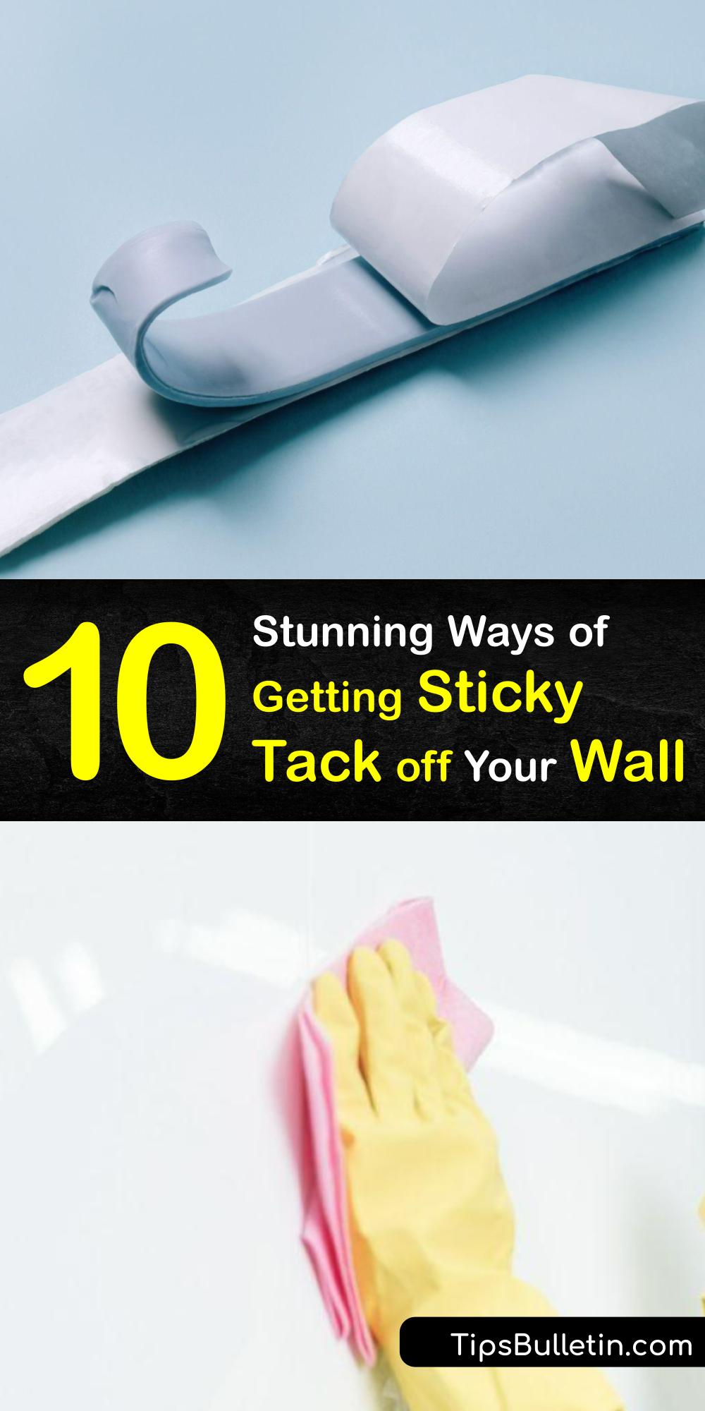 Eliminate Sticky Tack Ways to Remove Poster Tack From a Wall