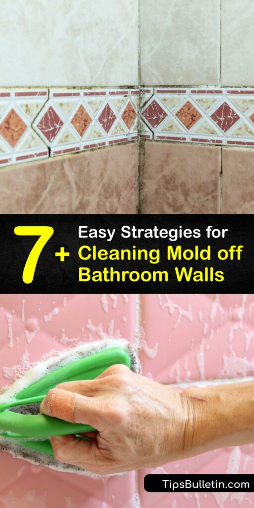 When mold spores invade your bathroom wall and ceiling, it’s time to kill mold and halt mold growth. Bathroom mold removal doesn’t have to be complex. Clean mold with simple home remedies like white vinegar and peroxide for complete mold remediation. #remove #mold #bathroom #wall