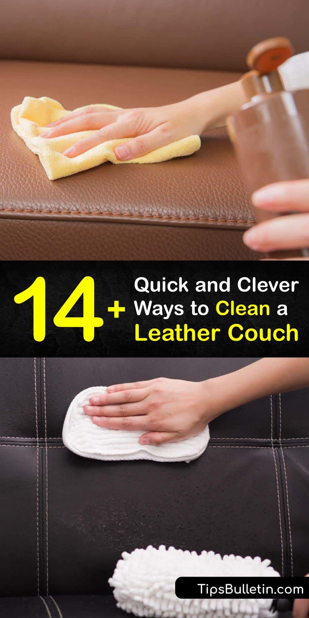 Leather Couch Cleaning Tricks for Washing a Leather Sofa