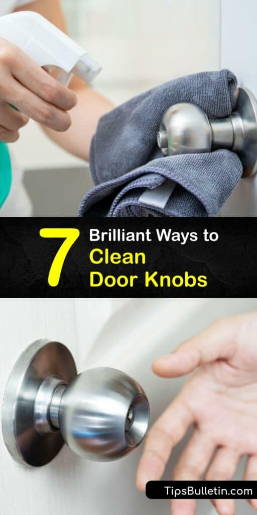 Try these home remedies for cleaning all door knob types, from a copper or brass doorknob to a stainless steel or glass door knob. A doorknob accumulates everyday dirt, germs, and bacteria, and it’s easy to clean a handle using dish soap, white vinegar, and other cleaners. #howto #clean #door #knobs