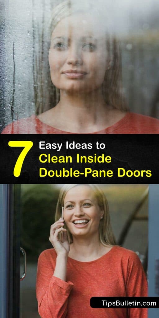 A clean sliding glass door is gorgeous, but dirt can get between the window panes on your sliding patio door or French door. Learn how to make discreet holes and clean between sliding patio doors with vinegar, rubbing alcohol, dish soap, and more. #clean #inside #double #pane #patio #doors