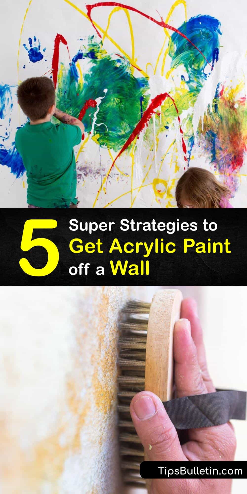 Acrylic Paint Removal Tricks for Getting Acrylic Paint off Walls