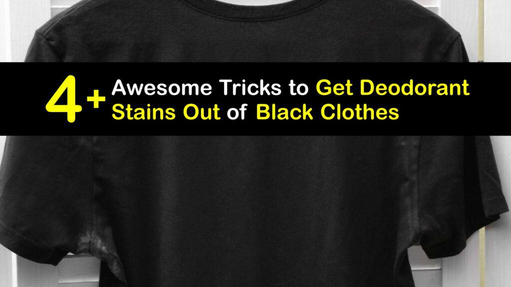 How to Get Deodorant Out of Black Clothes titleimg1