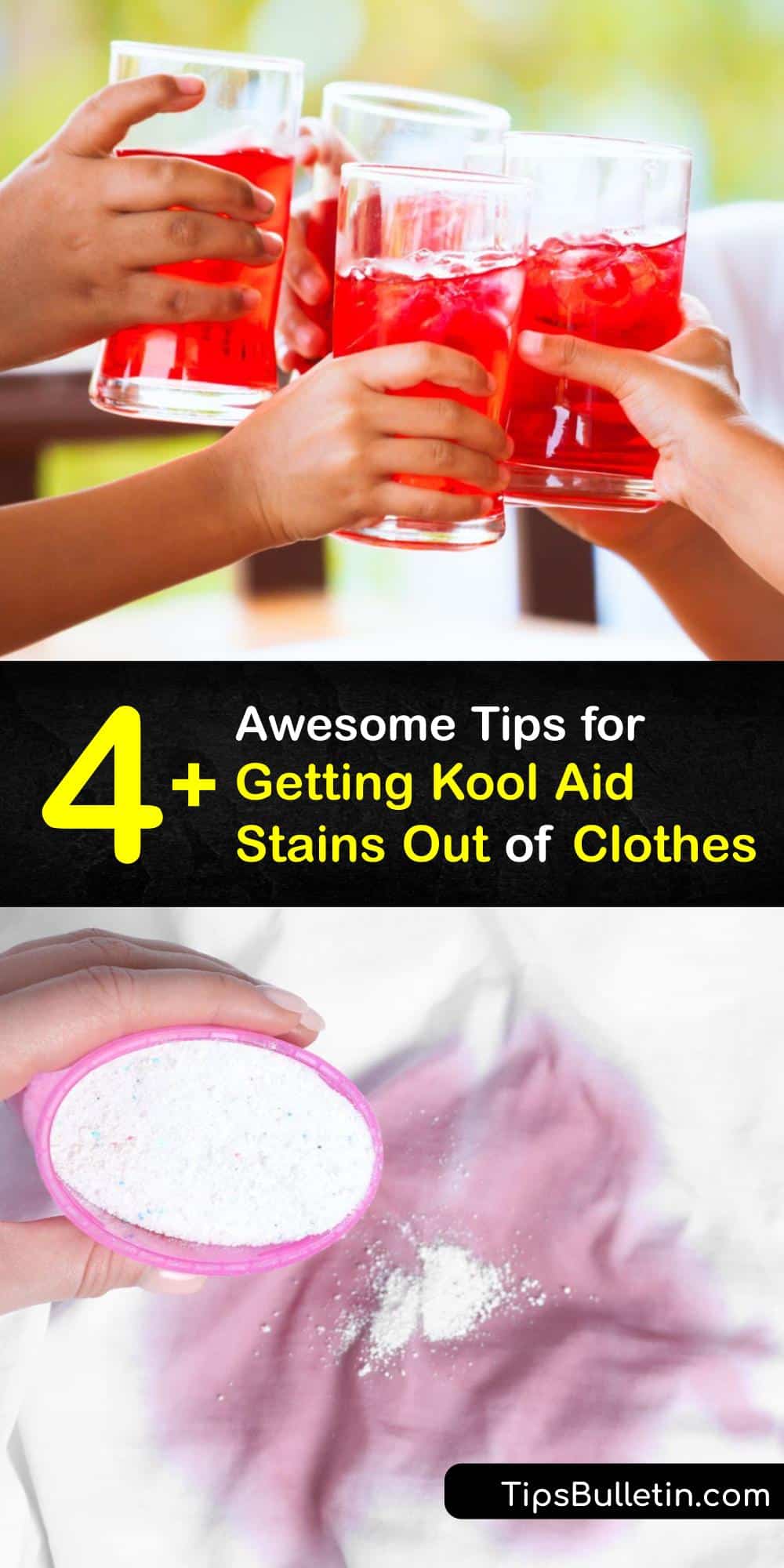 Eliminate Colorful Stains Tips to Remove Kool Aid From Clothes