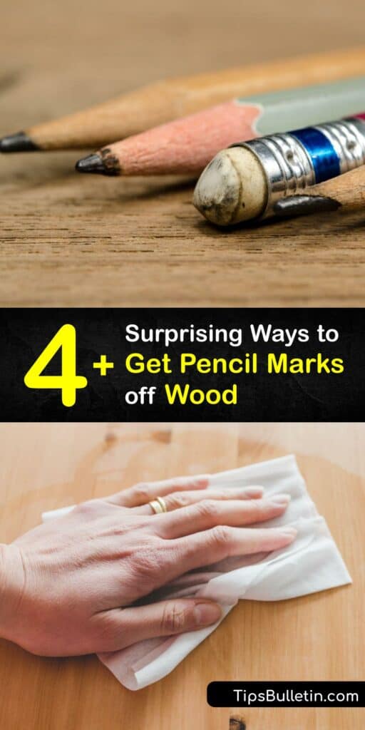 Try our home remedies for removing pencil marks from wood and leave the wood surface clean and smooth. It’s easy to get a pencil mark on wood, whether it’s furniture or a project, and it’s just as simple to remove with an eraser, soapy water, and a damp cloth. #howto #remove #pencil #marks #wood
