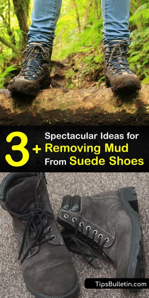 Suede boots and leather shoes aren’t as tough to care for as everyone says - not with these tips and tricks. Learn how to care for suede with simple tools like a suede brush, white vinegar, or a DIY suede cleaner. Say goodbye to sad, dingy suede forever. #remove #mud #suede #shoes