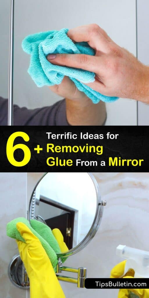 Explore hacks for removing stubborn glue residue or sticker residue easily. Try removing glue or adhesive from your mirror with a DIY glass cleaner made from nail polish remover, dish soap, or rubbing alcohol. Alternatively, use your hairdryer and a razor blade. #remove #glue #mirror