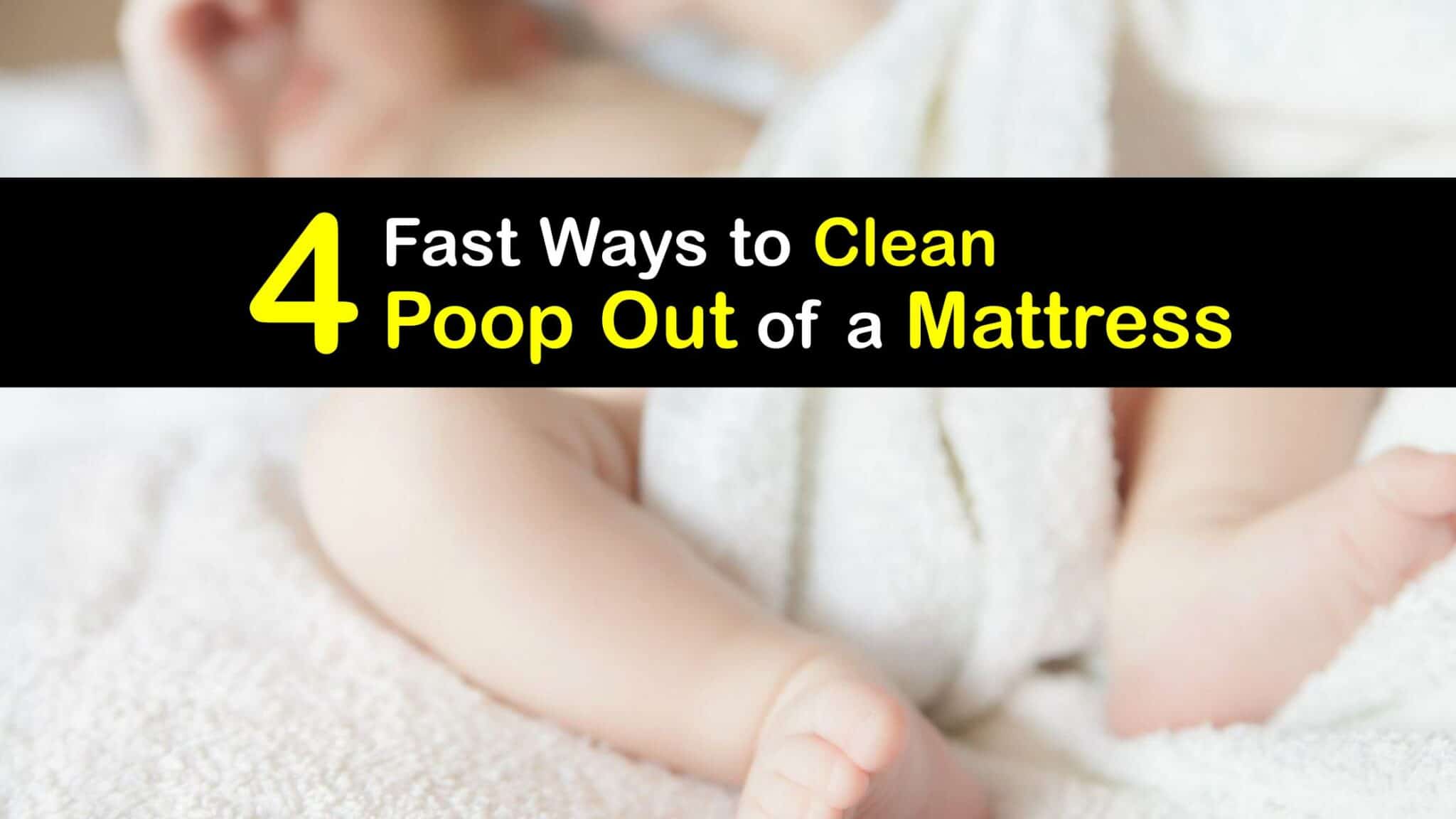 Cleaning Up Poop Removing Poo From a Memory Foam Mattress