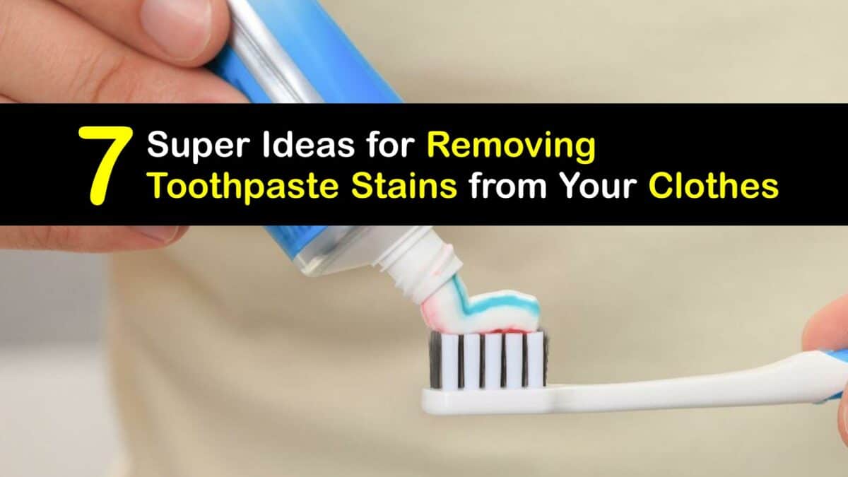 Toothpaste Stain Easy Ways to Remove Toothpaste From Clothes