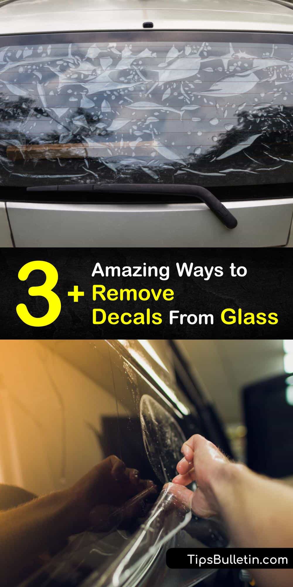 Taking off Decals Easy Tips for Removing a Decal from Glass