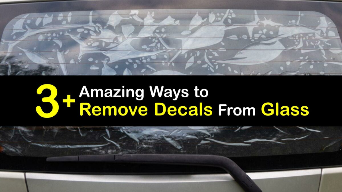 Taking off Decals Easy Tips for Removing a Decal from Glass