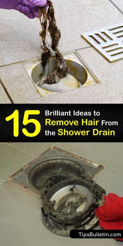 There is no need to call a plumbing service if you have a hair clog in your bathtub drain. Explore efficient DIY ideas for drain cleaning your shower or sink drain using boiling water, a drain snake, baking soda, and other remedies to eliminate the hair effortlessly. #remove #hair #shower #drain