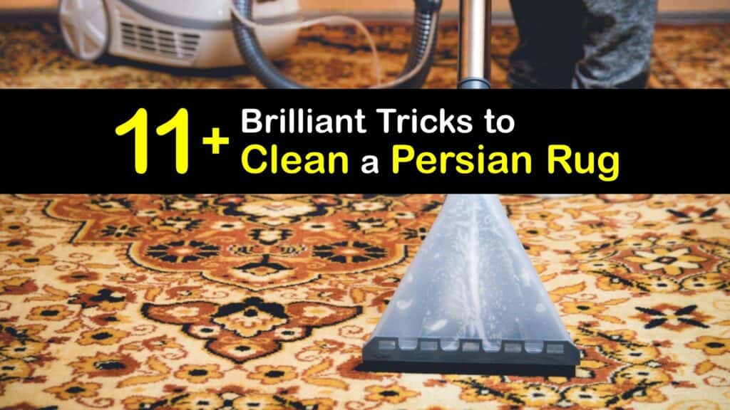Cleaning Persian rugs is simple.