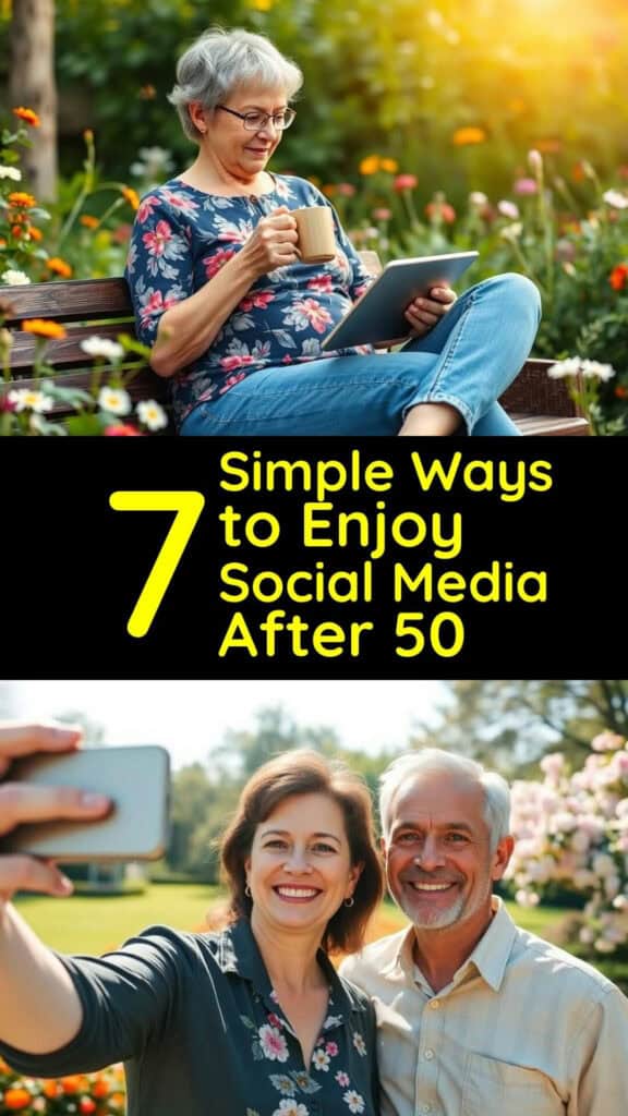 Discover how to navigate social media with confidence and fun after 50! Learn easy tips to connect, share, and enjoy digital platforms without feeling overwhelmed or left behind. #socialmediaover50 #digitalconfidence #connectandshare #enjoythejourney